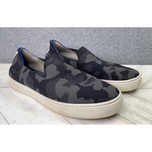 Rothy's The Original Slip on Sneaker‎ Women's Size 8.5 Camo Minimalist Comfort